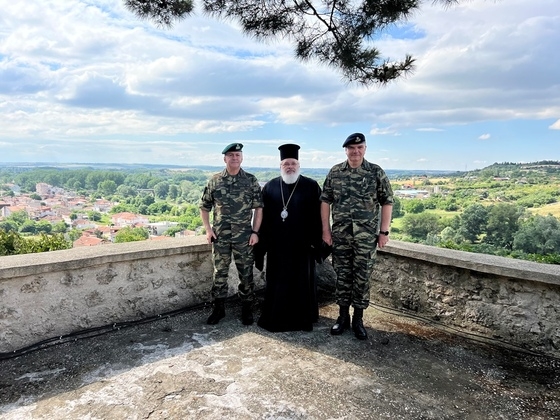 Ο Γενικός Επιθεωρητής Στρατού στο Διδυμότειχου